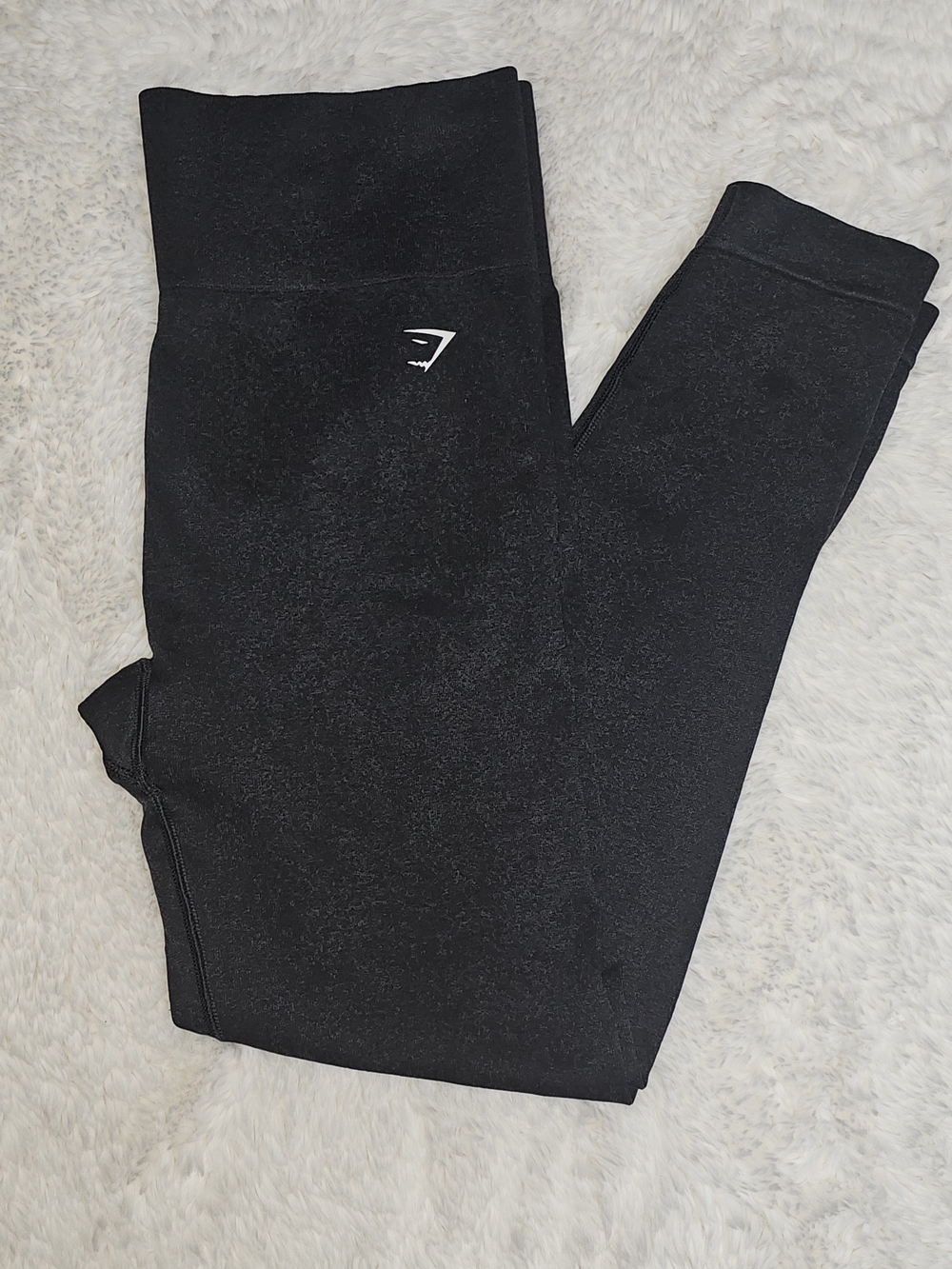 Gymshark High-Waist Black Leggings-XXL